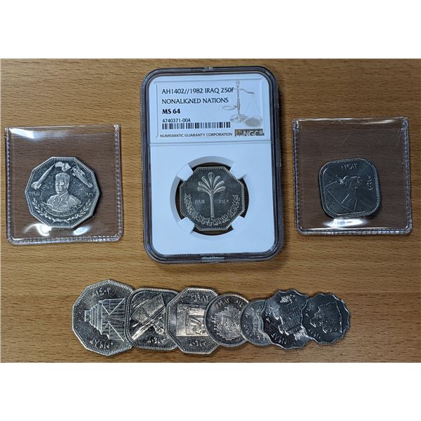 IRAQ: LOT of 10 coins