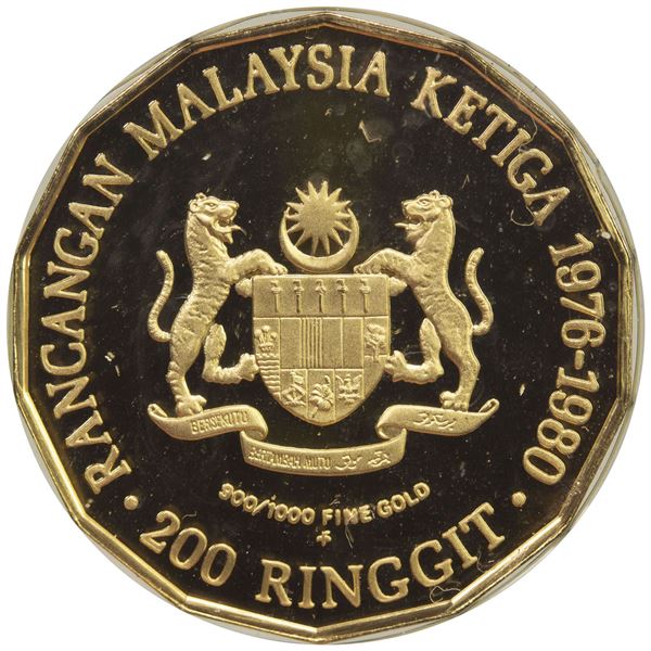 MALAYSIA: AV 200 ringgit, 1976-FM. PF