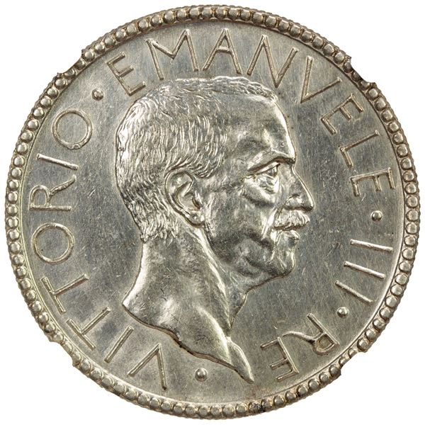 ITALY: Vittorio Emanuele III, 1900-1946, AR 20 lire, 1927-R year VI