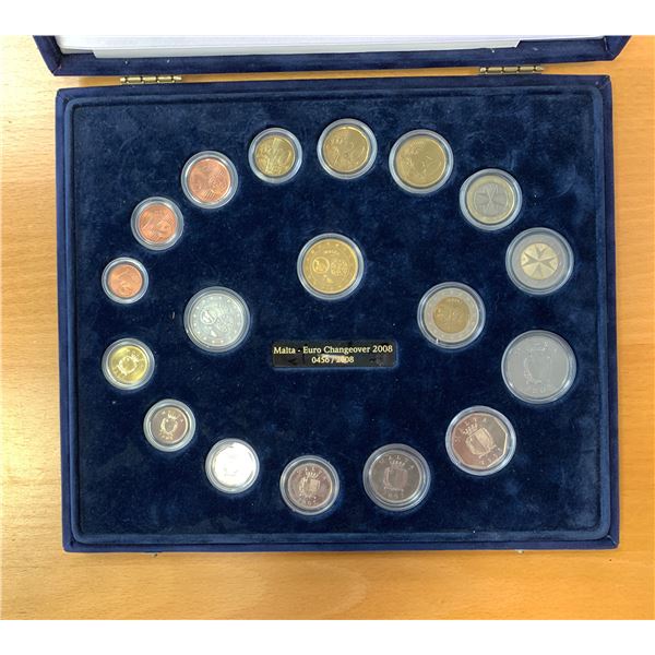 MALTA: SET of 15 coins and 3 medals