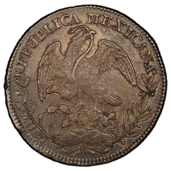MEXICO: First Republic, 1824-1864, AR 8 reales, 1826-Zs. PCGS AU53