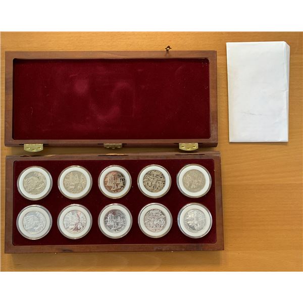 UNITED STATES: SET of 10 medals
