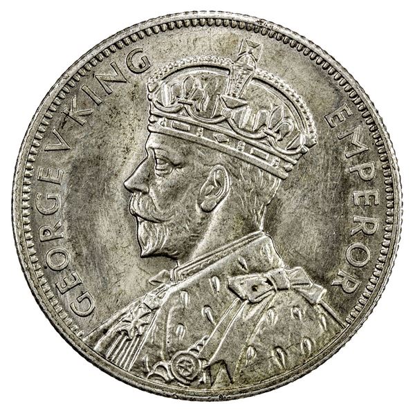 AUSTRALIA: George V, 1910-1936, AR florin, ND (1934-35). UNC