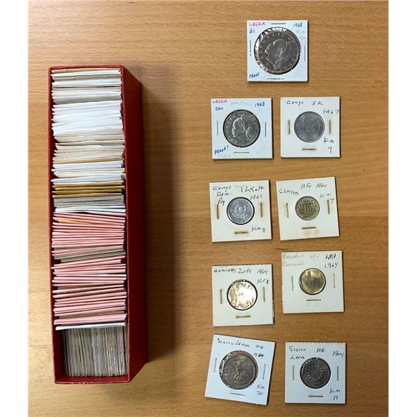 WORLDWIDE: AFRICA: LOT of 127 coins