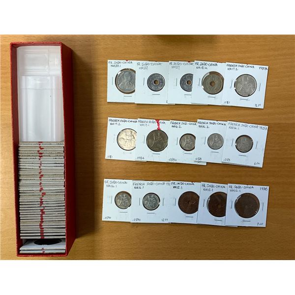 WORLDWIDE: ASIA: LOT of 58 coins