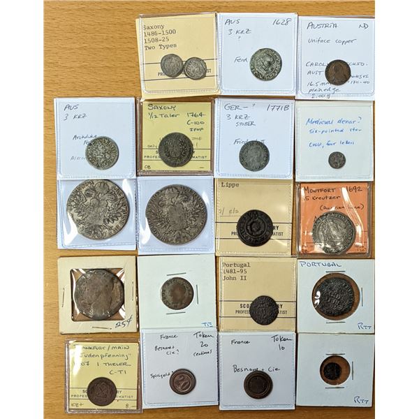 WORLDWIDE: EUROPE: LOT of 45 coins