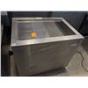 Image 1 : Stainless Steel Ice Cream Freezer w/castors - Perfect for Food trucks - (Approx. 35" x 34" x 31")