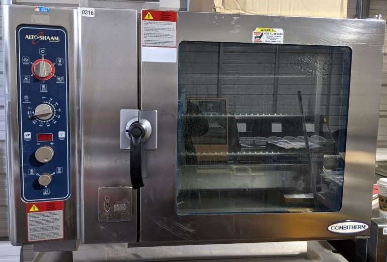 Commercial Natural Gas Double Stack Convection/Combi Oven by Alto Shaam ...