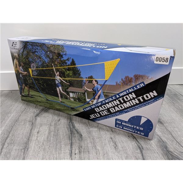 EastPoint Badminton Net w/stands - 5 ft 1" Tall & 15 ft. Long - Brand New in Box