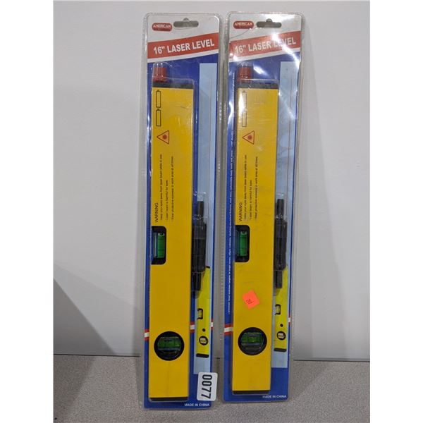 Group of 2 American Tool Exchange 16" Laser level - Brand New