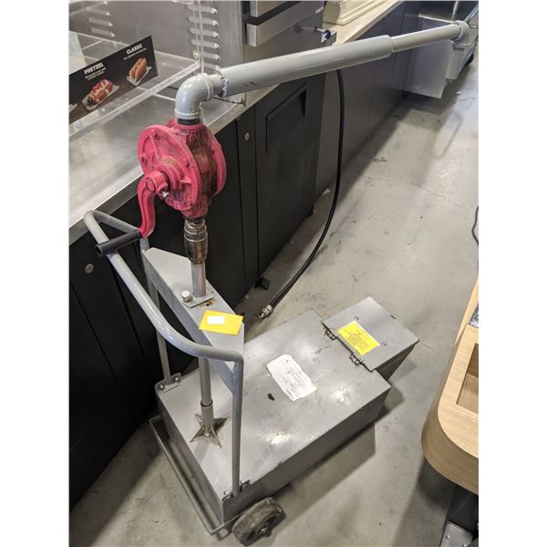 100 lb Shortening Disposal Unit by Frymaster Model PSDU100 (Approx. 37" x 15" x 50")