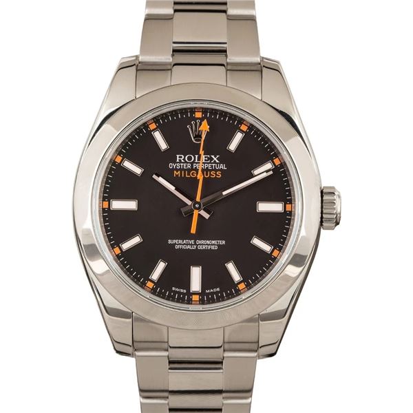 Pre-owned Rolex  Milgauss 116400