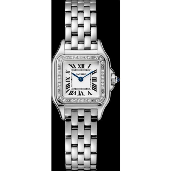 Cartier Panther SS with Diamond Bezel Model #W4PN0007
