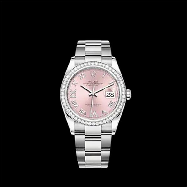 Rolex 36MM Datejust SS With Diamond Bezel Model #126284RBR