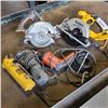 Image 1 : HILTI SD 4500, WITH 2 CORDLESS SKIL SAWS NO BATTERIES AND 2 ANGLE SCREWGUNS