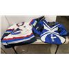 Image 1 : MARKUS NASLUND VANCOUVER CANUCKS JERSEY WITH GOALIE CHEST PAD, COOLER BAGS AND MORE