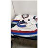 Image 2 : MARKUS NASLUND VANCOUVER CANUCKS JERSEY WITH GOALIE CHEST PAD, COOLER BAGS AND MORE