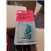 Image 3 : 2 BOXES OF NEW GROUNDING SCREWS, CABLE FITTINGS, NAIL STRAPS AND MORE