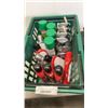 Image 4 : BASKET OF CAR POLISHES AND CLEANERS WITH SONY VHSC VIDEO CAMERA