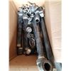 Image 2 : LARGE LOT OF STEEL WATER PIPE, SPRINKLER HEADS, FITTINGS