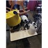 Image 1 : 2 TRAYS OF HEAVY DUTY CASTORS, ROLLING WASH BUCKET, CLEANERS