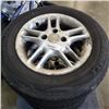 Image 2 : 4 WEATHERMAXX ALL SEASON 185 70 R14 TIRES ON HONDA 4 BOLT RIMS