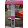 Image 7 : WYMO KIDZ ADJUSTABLE HEIGHT PINK AND WHITE DESK AND CHAIR AND PLASMA CAR RIDE ON TOY