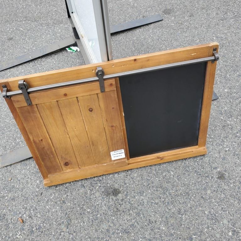 5 FT TALL SPRING LOADED SIGN HOLDER AND CHALK BOARD DISPLAY