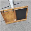 Image 7 : 5 FT TALL SPRING LOADED SIGN HOLDER AND CHALK BOARD DISPLAY