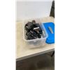 Image 1 : SMALL TOTE OF FISHING REELS AND SUNGLASSES