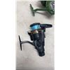 Image 4 : SMALL TOTE OF FISHING REELS AND SUNGLASSES