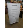 Image 2 : GREY 6 DRAWER CHEST OF DRAWERS