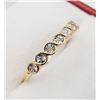 Image 1 : NEW 10KT YELLOW GOLD DIAMOND RING SIZE 6.75 W/ APPRAISAL $1000