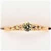 Image 1 : NEW 10KT YELLOW GOLD GENUINE PERIDOT BABY RING SIZE 2.75 - RETAIL $600
