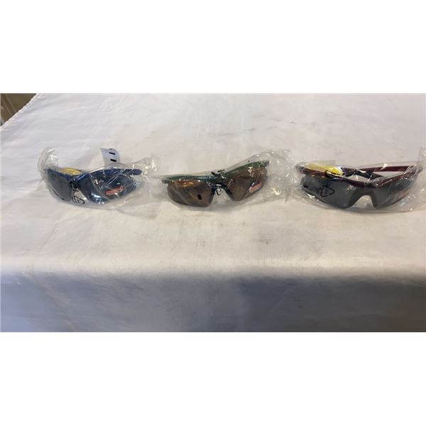 3 PAIRS NEW RYDERS AERO SUNGLASSES - RETAIL $150