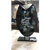 Image 1 : PAINTED ART CENTERPIECE VASE - GRAPES