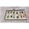 Image 1 : TRAY OF 12 ENCASED BUG KEYCHAINS