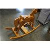 Image 4 : WOOD ROCKING HORSE