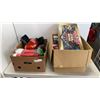 Image 1 : 2 BOXES OF KIDS TOYS, STAR WARS EPISODE 1 MONOPOLY WITH ALL FIGURES, SHOES AND MOVIES
