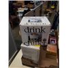 Image 3 : BOX OF VINTAGE DRINK CHILLER, TOPLIGHT SET AND MORE