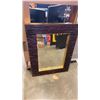 Image 1 : GREG COPELAND RATTAN FRAMED MIRROR