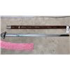 Image 5 : METAL DECORATIVE STRAIGHT SWORD - 38 INCHES LONG WITH SHEATH