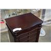 Image 2 : 6 DRAWER JEWELRY CABINET WITH LIFT TOP - QUEEN ANNE STYLE
