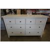 Image 2 : WHITE 8 DRAWER DRESSER WITH 2 DRAWER NIGHTSTAND