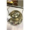Image 3 : ANTIQUE LIDDED JAR WITH LID AND HANDLE