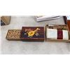 Image 2 : MOTHER OF PEARL WALL PLAQUE WITH CORRESPONDANCE SET AND JEWELRY BOXES