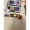 Image 2 : THROWING KNIFE, DART SET AND FOLDING EAGLE KNIFE