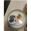 Image 2 : VINTAGE COLLECTOR PLATES AND LEATHER HANDBAG