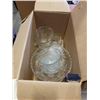 Image 2 : 2 BOXES OF CRYSTAL AND GLASS BOWLS, SMALL CUPS AND DISHES