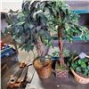 Image 2 : LOT OF ARTIFICIAL PLANTS AND LARGE DECORATIVE BOOT